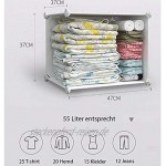 Hallo Home® Portable Garderobe für hängende Kleidung tragbarer Kleiderschrank Kombischrank modulare Schrank für platzsparende ideale Storage Organizer Cube für Bücher 25 Cube