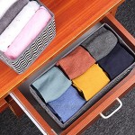 9 Stück Aufbewahrungsbox Faltbar Aufbewahrungskisten aus Stoff für Schrank,Kleiderschrank Schubladen Ordnungssystem Schublade Organizer für Socken Unterwäsche
