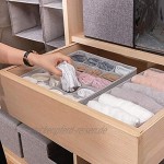 Chytaii 3er Set Aufbewahrungsboxen für BHS Unterwäsche Socken Krawatten schubladen Organizer Ordnungssystem für Kleiderschrank