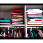 Nifogo Closet Organizer and Shirt Folder kleiderschrank Organizer Closet Organizer Kleidung Folding Organizer Faltbrett für Erwachsene Regelmäßige Größe 50 Pack