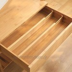 Verstellbare Schubladen-Trennwände aus Bambus erweiterbarer Schubladen-Organizer 31 43 cm für Küche Schlafzimmer Badezimmer Kommode und Büro 6 Stück