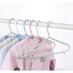 6 Farben Babykleiderbügel Set,36 Stück Kleiderbügel Kunststoff,Baby Kinderkleiderbügel Hangers mit Hosenständer Rutschfeste Kleiderbügel für Babys und Kleinkinder