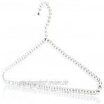 Hangerworld 6 Premium Metall Kleiderbügel Mit Perlen 40 cm Elegantes Design