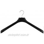 Kleiderbügel für Jacken & Mäntel breit XXL 48cm schwarz neu 10 Stück