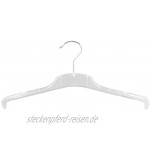 Kleiderbügel für Kostüme Blusen und Shirt 43 cm FO1-43c transparent 20 Stück