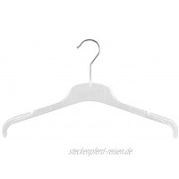 Kleiderbügel für Kostüme Blusen und Shirt 43 cm FO1-43c transparent 20 Stück