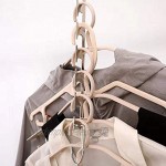 YAVO-EU Kleiderbügel platzsparend，5 Stück Drehbares Design Hanger Magische kleiderbügel Metall platzsparende kleiderbügel，Für sufbewahrung Kleidung